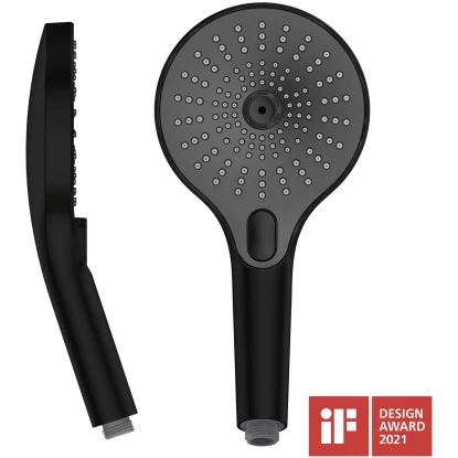 Wenko Duschkopf Ultimate Shower Schwarz/Grau Ø 13 Cm – Bild 2
