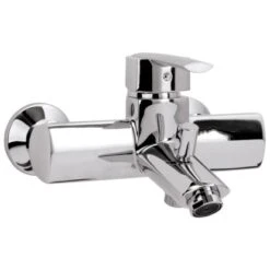 AquaSu Einhebelmischer-Wannenarmatur Fonte Chrom