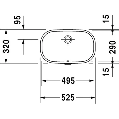 Duravit Einbauwaschbecken D-Code 52,5 Cm Mit Überlauf – Bild 2