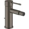 Grohe Einhand-Bidetbatterie Essence Hard Graphite Gebürstet