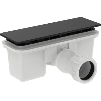 Ideal Standard Ablaufgarnitur Ultra Flat New Schwarz – Bild 3