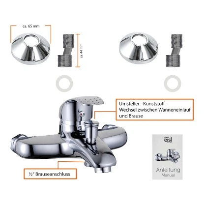Eisl ROMA Wannenfüllarmatur Chrom – Bild 3