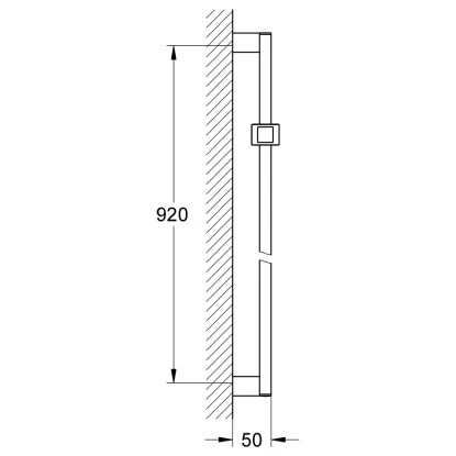 Grohe Brausestange Euphoria Cube 900 Mm – Bild 2