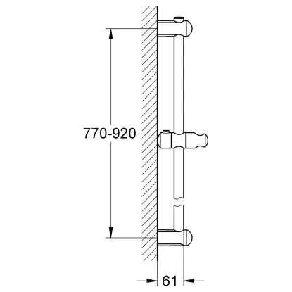 Grohe Brausestange Euphoria 900 Mm – Bild 2